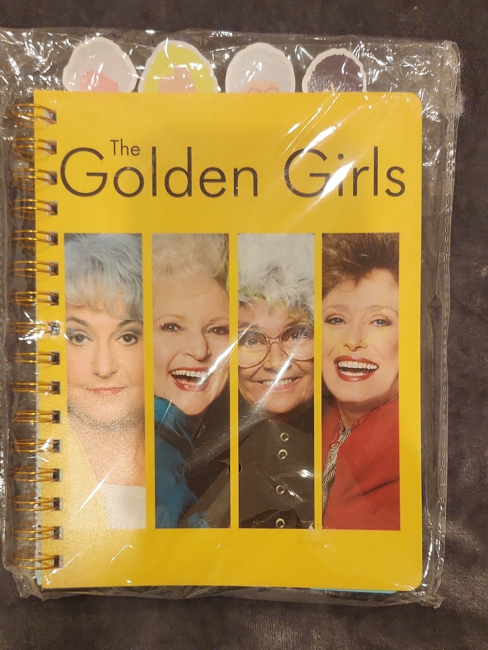 The Golden Girls Yellow Spiral Notebook